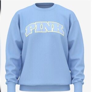 Pink by Victoria Secret Ivy Logo Pullover Sweatshirt